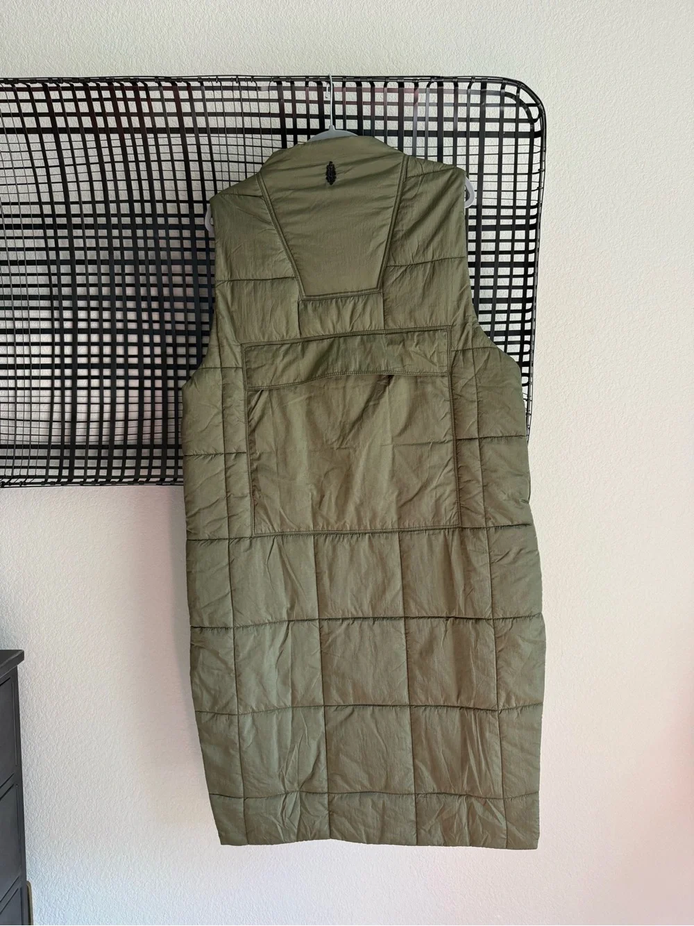 Free people On The Move Packable Puffer Vest seagrass green